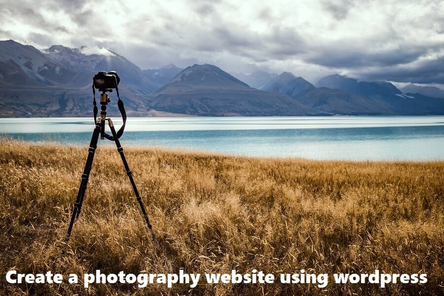 How to create a photography website using wordpress