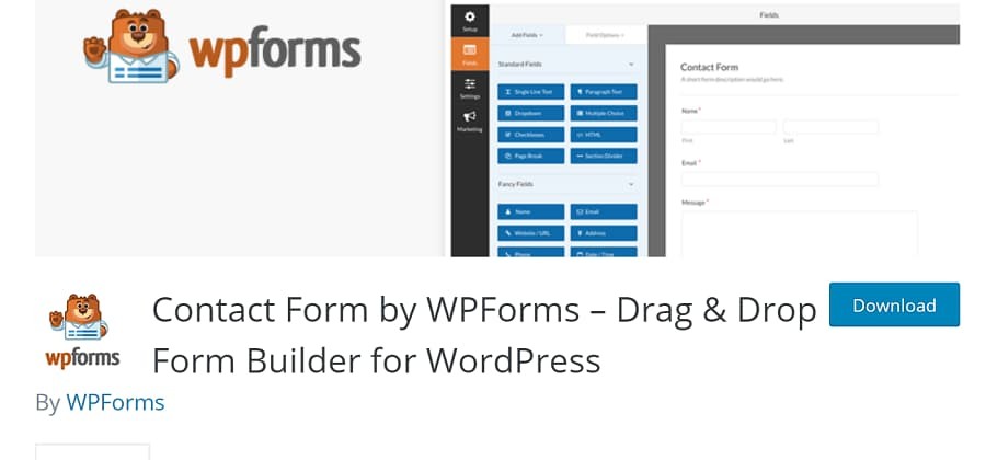 Contact Form by WPForms