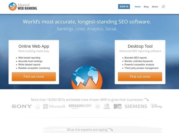 AWR SEO Tool