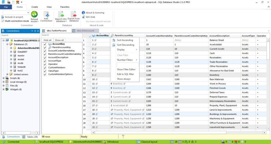 sqlitestudio databases sqlitestudio databases