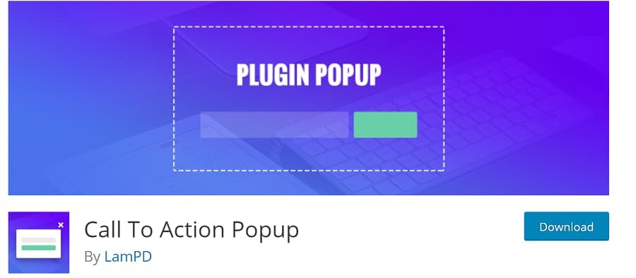 Call To Action Popup plugin