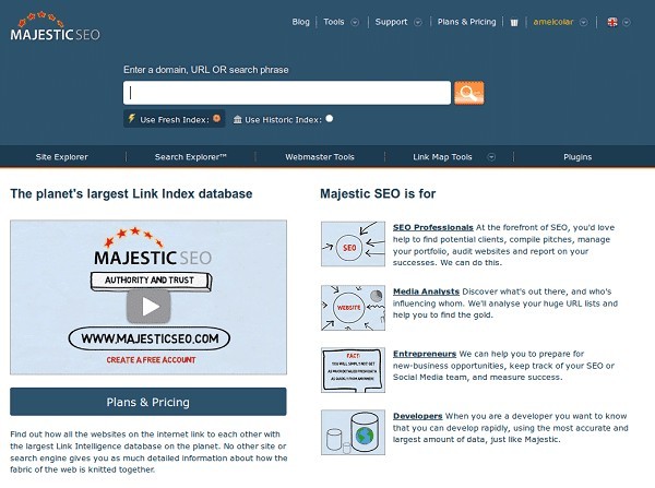 Majestic SEO Tool