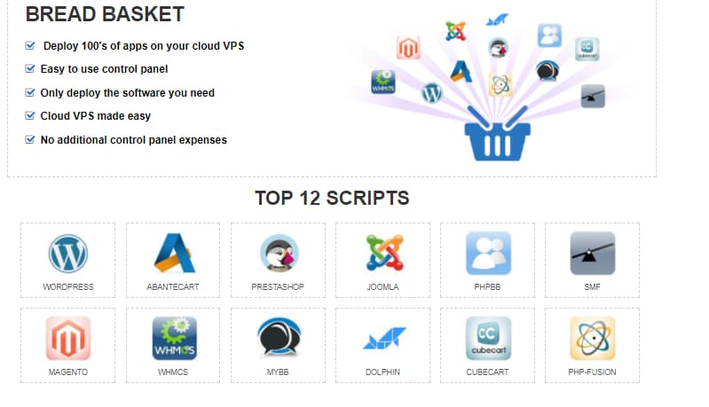 “Bread Basket” for VPS, which lets you easyly install and setup popular open source apps.