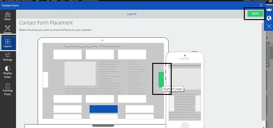 10. Add contact forms - screen four