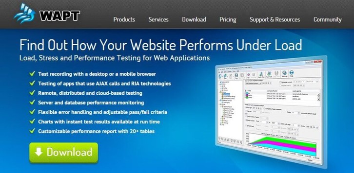 WAPT a performence testing tool