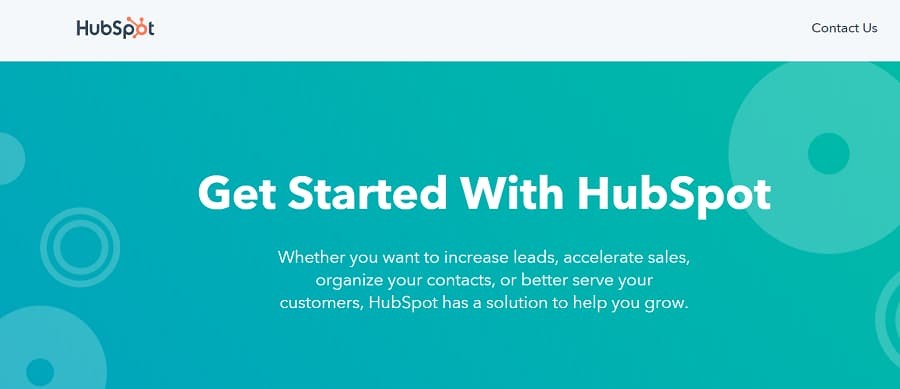 hubspot home page