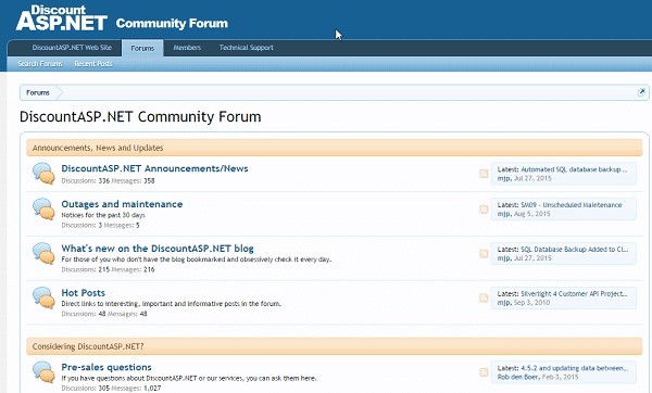 discountasp-net Forum Support