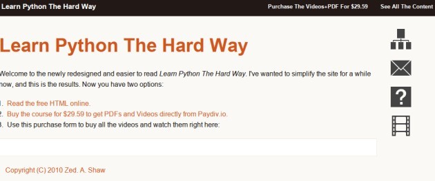 Learn Python the Hard Way