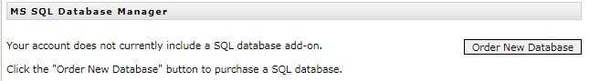 DiscountASP Microsoft SQL Server