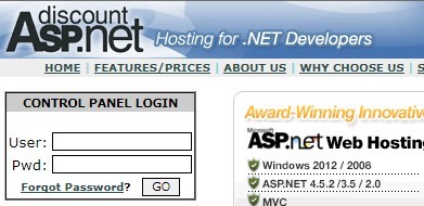 DiscountASP Login