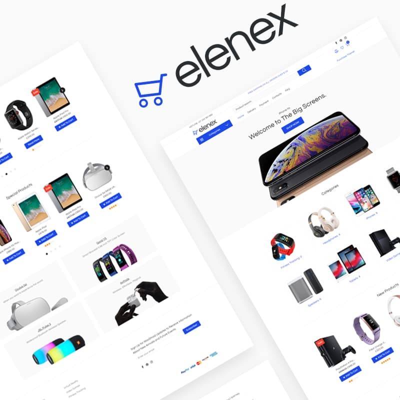 Elenex - Gadgets ECommerce Classic Elementor WooCommerce Theme