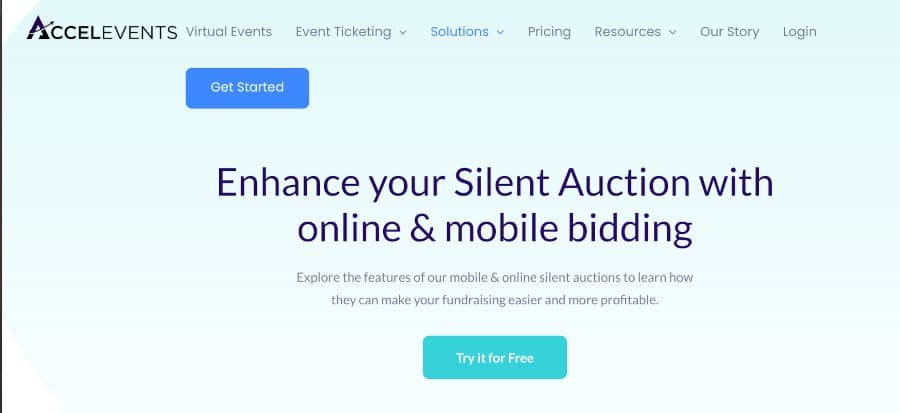 accelevents auction software review