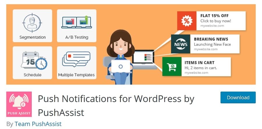 Push Notifications for WordPress by PushAssist