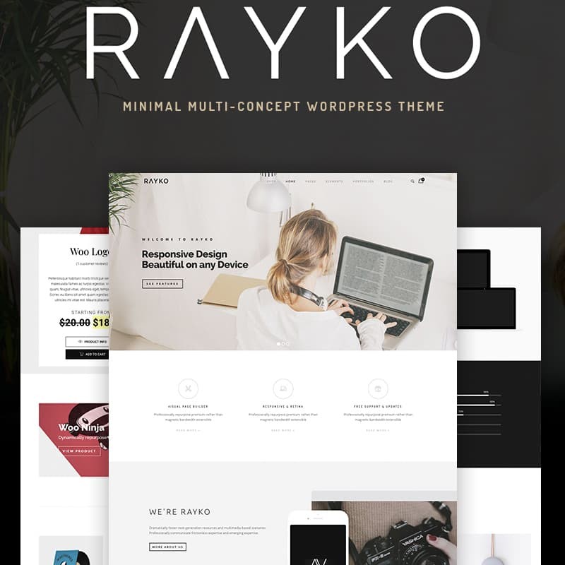 Rayko - Minimal Multi-Concept WooCommerce Theme