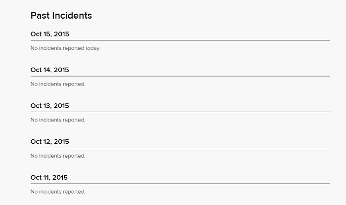 Cloudways System Status - Past Incidents