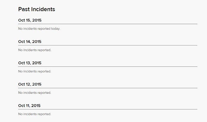 Cloudways System Status - Past Incidents