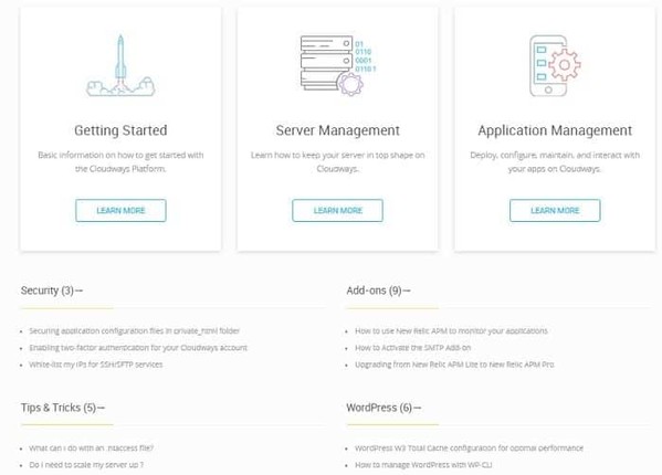 Cloudways Knowledgebase