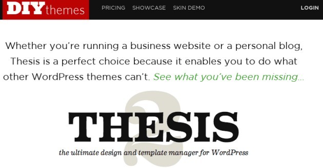 Thesis Framework